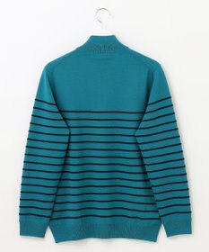 23区GOLF 【MEN】【手洗い可】コットンブレンド ハーフジップ ニット