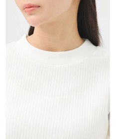 earth music&ecology フレンチスリーブリブプルオーバー