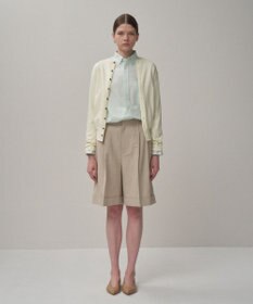 ATON FINE COMPACT COTTON | クルーネックカーディガン