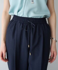 YECCA VECCA 【UVカット】サラサライージーテーパードパンツ