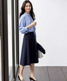 ANY SIS 【洗える】フリルネックスタンド ブラウス