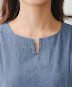 Tiaclasse L 【洗える】ギャザーランタンスリーブワンピース