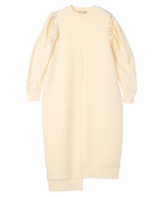 Green Parks armonia. リブ使いコクーンポンチワンピース