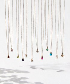 Phoebe 【K10】ジュエルラックネックレス　アメジスト/2月誕生石/天然石/全長:40cm