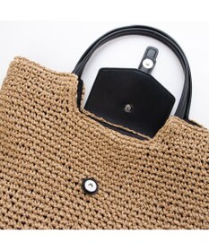 UNBILLION カシュカシュ cachecache / ベルトフラップクロッシェトート カゴバッグ