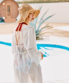 San-ai Resort（三愛水着楽園） レース羽織り　F　【San-ai Resort（サンアイリゾート）】