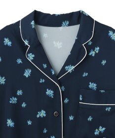 CRAFT STANDARD BOUTIQUE ボタニカルプリントオープンカラーシャツ