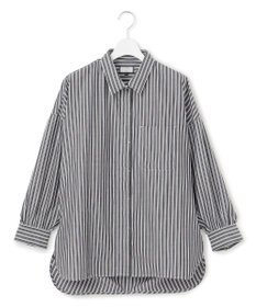 J.PRESS YORK STREET 【WOMEN】コットンタイプライター ドレープシャツ