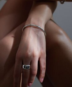 yoaa シルバー925　LOVEバングル