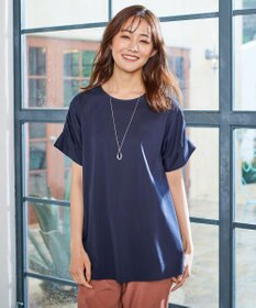 J.PRESS LADIES プレーティングジャージー カットソー