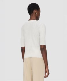 JOSEPH クリンクルリブ　カーディガン