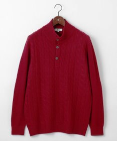 JOSEPH ABBOUD 【キングサイズ・カシミヤ混/洗える】カシミヤブレンド ハイネック プルオーバー ニット