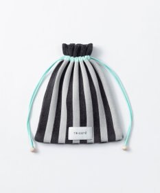 TRICOTE ストライプシャギーミニポーチ