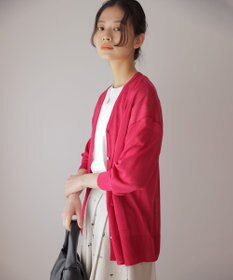 組曲 シアーニットVネック カーディガン