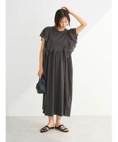 Green Parks ・ＳＵＧＡＲ　ＳＰＯＯＮ　ショルダー刺繍レースワンピース