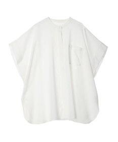 Green Parks 綿麻混ポンチョ風シャツ