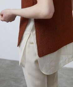 BEIGE， BARR / ノースリーブニット