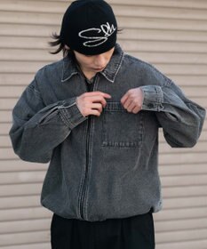 WEGO デニムシャツジャケット