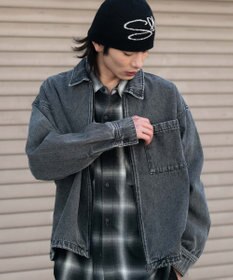WEGO デニムシャツジャケット