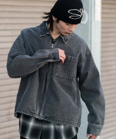 WEGO デニムシャツジャケット