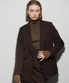 uncrave ウォッシャブルウールライクツイル ジャケット