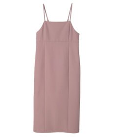 earth music&ecology バックスリットＩラインキャミワンピース