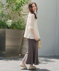 Tiaclasse 【洗える】カットツイルマーメイドスカート