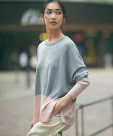 23区 【滝沢眞規子さん着用】クリアウールサキソニー ワイドパンツ