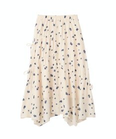 CRAFT STANDARD BOUTIQUE ボタニカルプリントデザインスカート