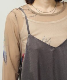 Green Parks 前後２ＷＡＹサテンキャミワンピース