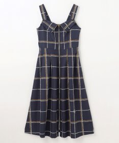 GRACE CONTINENTAL ロープチェックワンピース