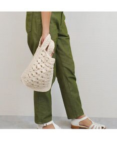 UNBILLION cachecache 柄編みショッパーミニトート