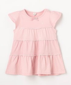 組曲 KIDS 【80-100㎝】 ドットティアードチュニック