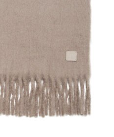 MOONBAT 【WEB限定】FURLA ウール混シャギー無地マフラー/幅40cm