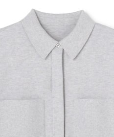 uncrave スウェットライクニット CPOシャツ