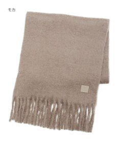 MOONBAT 【WEB限定】FURLA ウール混シャギー無地マフラー/幅40cm