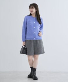 Green Parks ループ編み金釦ニットカーディガン