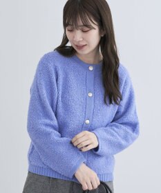 Green Parks ループ編み金釦ニットカーディガン