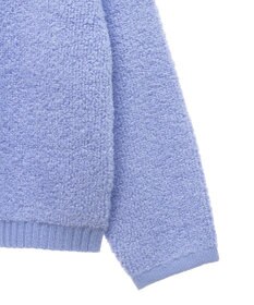 Green Parks ループ編み金釦ニットカーディガン