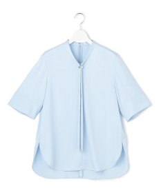 ICB ストレッチシルキーツイル タイブラウス
