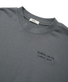 earth music&ecology サイドリブロゴスウェット