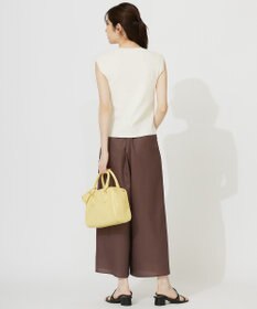 ANY SIS L 【洗える】レーシ－ディテールフレンチ ニット