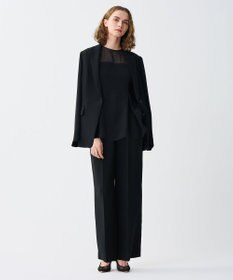 uncrave 【防シワ・洗濯機洗い可】ウォッシャブル ダブルクロス ジャケット