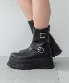 WEGO 厚底ボリュームエンジニアブーツ