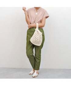 UNBILLION cachecache 柄編みショッパーミニトート