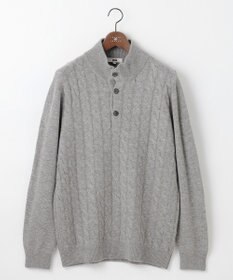 JOSEPH ABBOUD 【キングサイズ・カシミヤ混/洗える】カシミヤブレンド ハイネック プルオーバー ニット