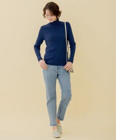 自由区 L 【WEB限定/セット着用可】セミウーステッド タートルネック