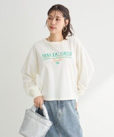 Green Parks 刺繍ロゴクロップドＴシャツ