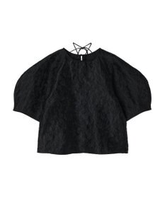 Green Parks AnriettMusee ショート丈ジャガードトップス