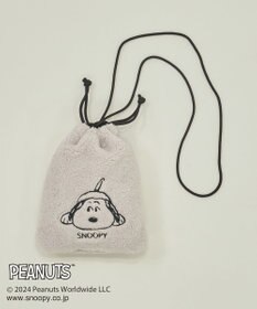 CRAFT STANDARD BOUTIQUE 【PEANUTS】ボア巾着ショルダーバッグ